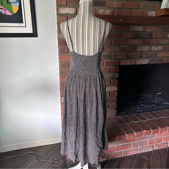 Auguste the Lable Tear Drop Staple Charcoal Drop Print Midi Dress Sz 6 US - Picture 10 of 14